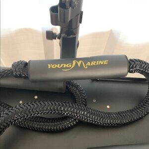 Young Marine Bungee 2 PCS Dock Lines black braided cord